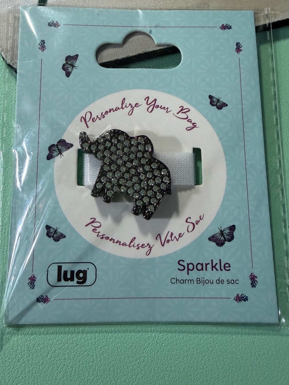 Lug Personalize Your Bag
Sparkle Elephant Charm